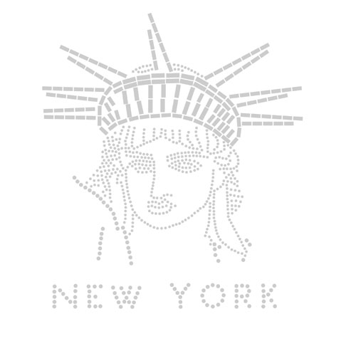 Statue of Liberty Hotfix Motif Design